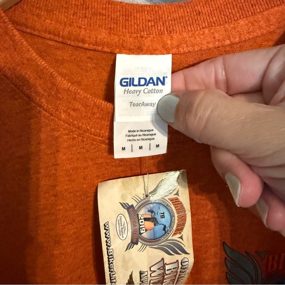 NWT Orange Bike Week Daytona Beach 2019 Graphic T-Shirt Unisex - Picture 5 of 8